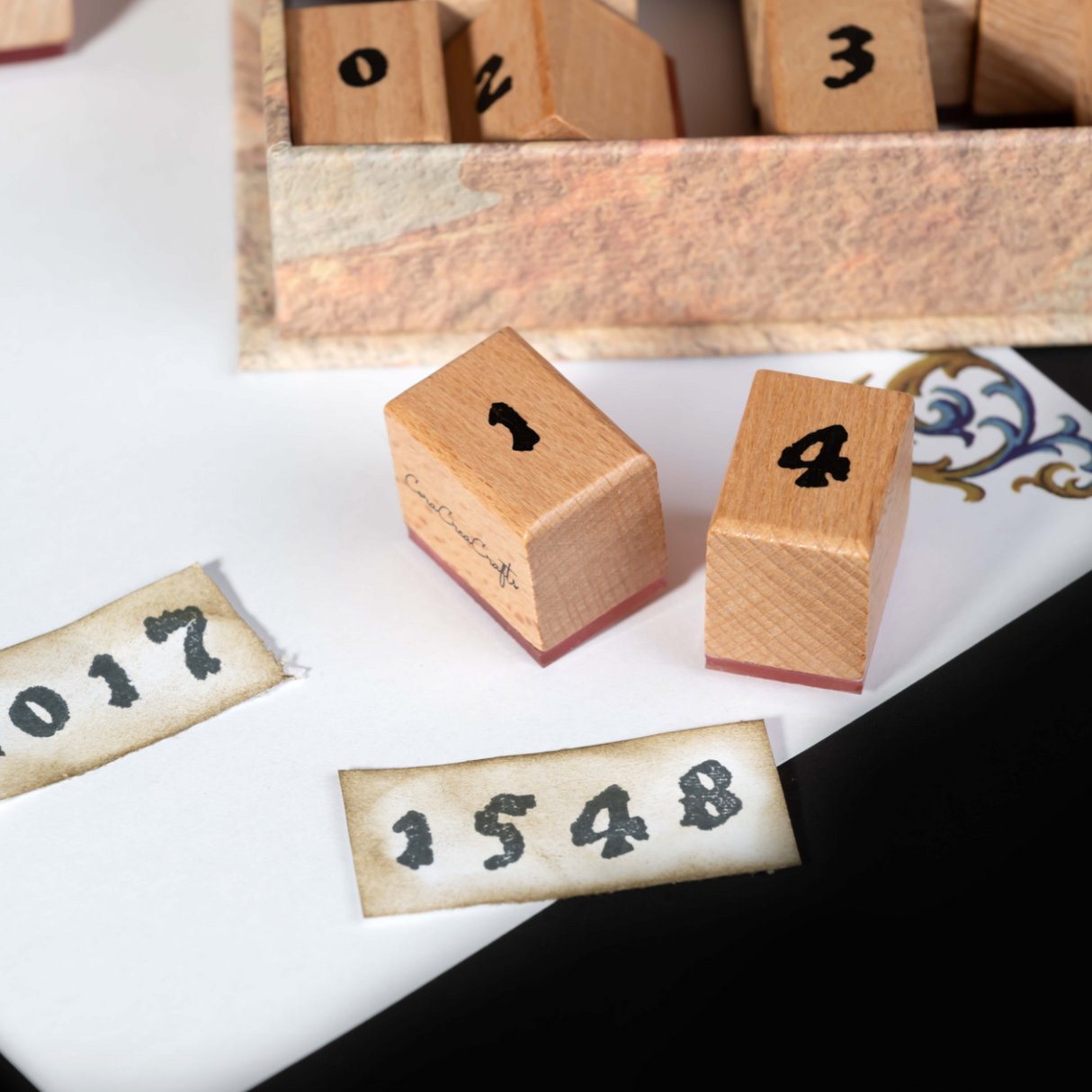 CoraCreaCrafts Alphabet Stamp Set