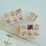 2jingis2jing Living Softly Rubber Stamp Vol. 2 (1.5cm)