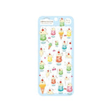 Furukawashiko Sweets Animal Workshop Plump Sticker Sheet - Cream Soda