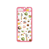 Furukawashiko Sweets Animal Workshop Plump Sticker Sheet - Western Sweets