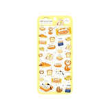 Furukawashiko Sweets Animal Workshop Plump Sticker Sheet - Bread