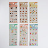 Furukawashiko Chocolog Choco-Peta Stickers - Bear