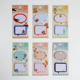 Furukawashiko Chocolog Choco-Peta Sticky Notes - Animal Sweets Workshop