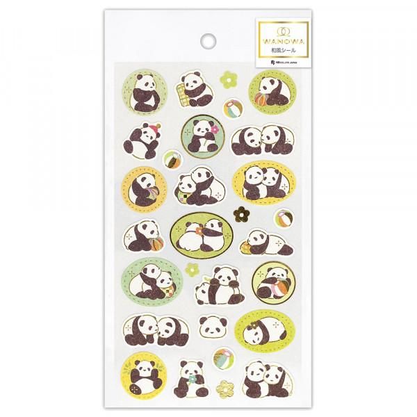 NB Large Japanese-style Sticker - Panda