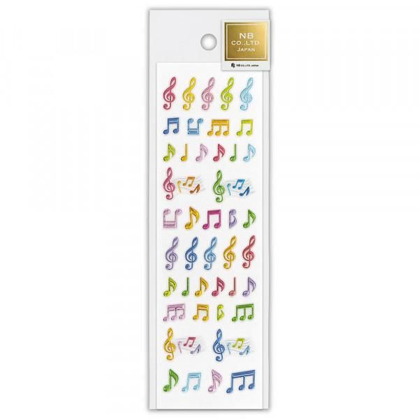 NB Visual Sticker - Colorful Musical Notes