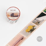 BGM Washi Tape - Clear Tape - Yellow Film