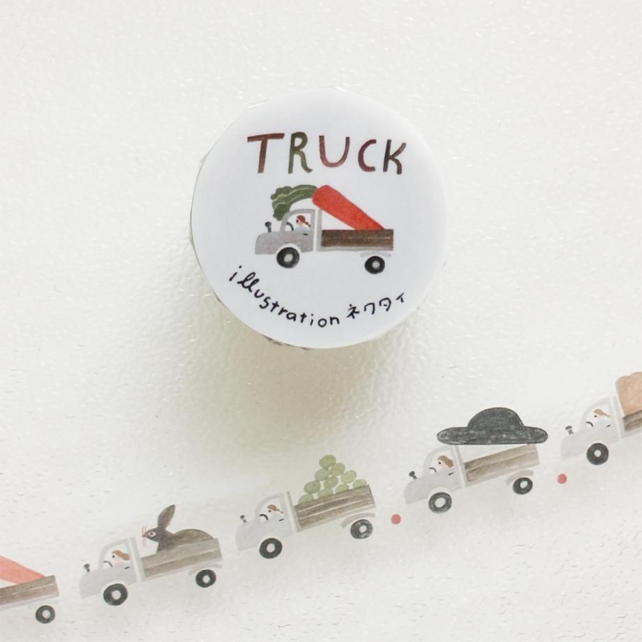Hyogensha Cozyca Clear Washi Tape - Truck