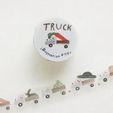 Hyogensha Cozyca Clear Washi Tape - Truck