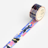 BGM Washi Tape - Stained Glass - Black Cat In The Moon