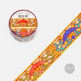 BGM Washi Tape - Stained Glass - Morning Sun Flowers