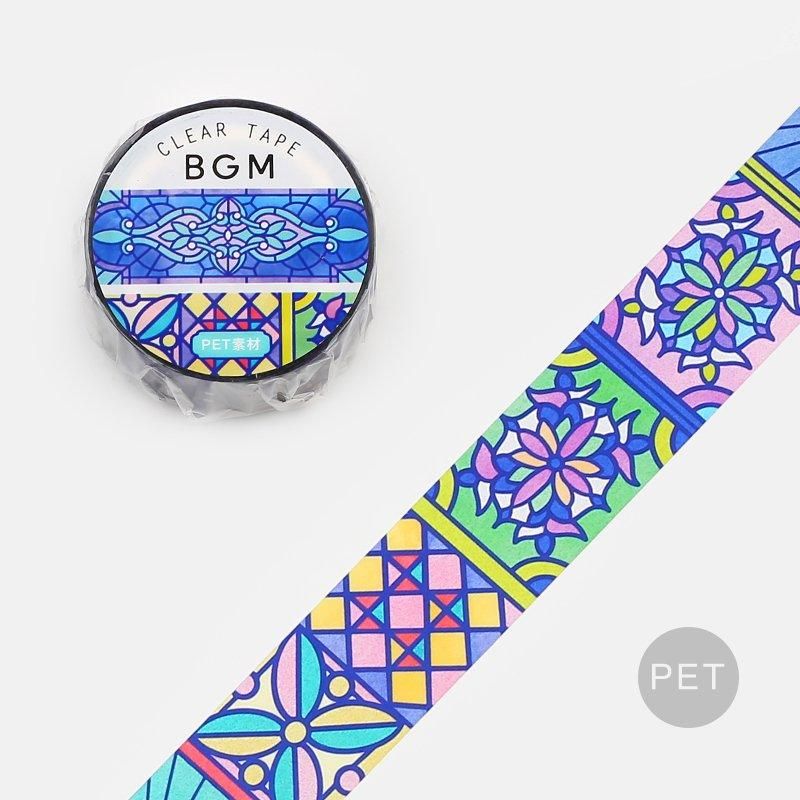 BGM Washi Tape - Stained Glass - Kaleidoscope