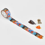Bande Washi Tape Sticker Rolls - Sea Creatures - Deep Sea Fish