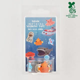 Bande Washi Tape Sticker Rolls - Sea Creatures - Deep Sea Fish