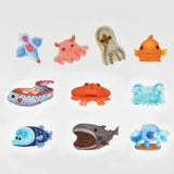 Bande Washi Tape Sticker Rolls - Sea Creatures - Deep Sea Fish