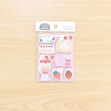 Papier Platz Flake Mini Sticky Notes - Rabbit Strawberry Sweets