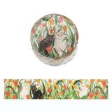BGM Washi Tape - Flowers & Cats - Let's Play Together