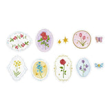 BGM Clear Flake Stickers - Maiden Brooch - Flower