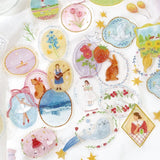 BGM Clear Flake Stickers - Maiden Brooch - Flower