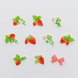 Bande Washi Tape Sticker Rolls - Strawberry Wreath