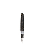 Conklin 1898 Solaris Fountain Pen - Black w/ Chrome Trim
