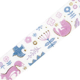 BGM Washi Tape - Flower & Grass Handerchief - Song of the Forest