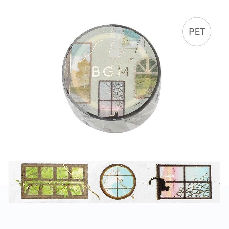 BGM Washi Tape - Clear Tape - Window Scenery