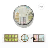 BGM Washi Tape - Clear Tape - Window Scenery