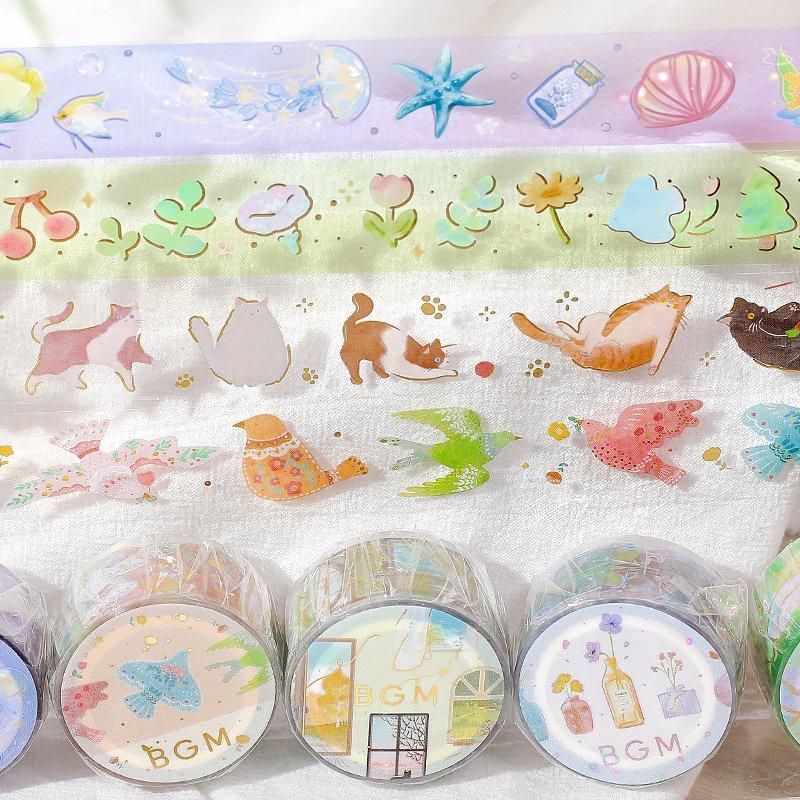 BGM Washi Tape - Clear Tape - Melody