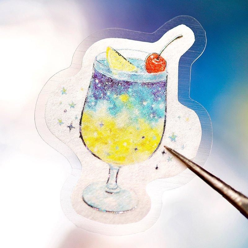 BGM Planner Sticker Flakes - Coffee a la mode - Stardust in the Deep Sea