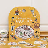 BGM Planner Sticker Flakes - Kobito no Kuni - Bakery