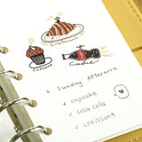 BGM Planner Sticker Flakes - Kobito no Kuni - Bakery