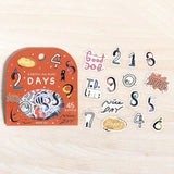 BGM Planner Sticker Flakes - Kobito no Kuni - Days