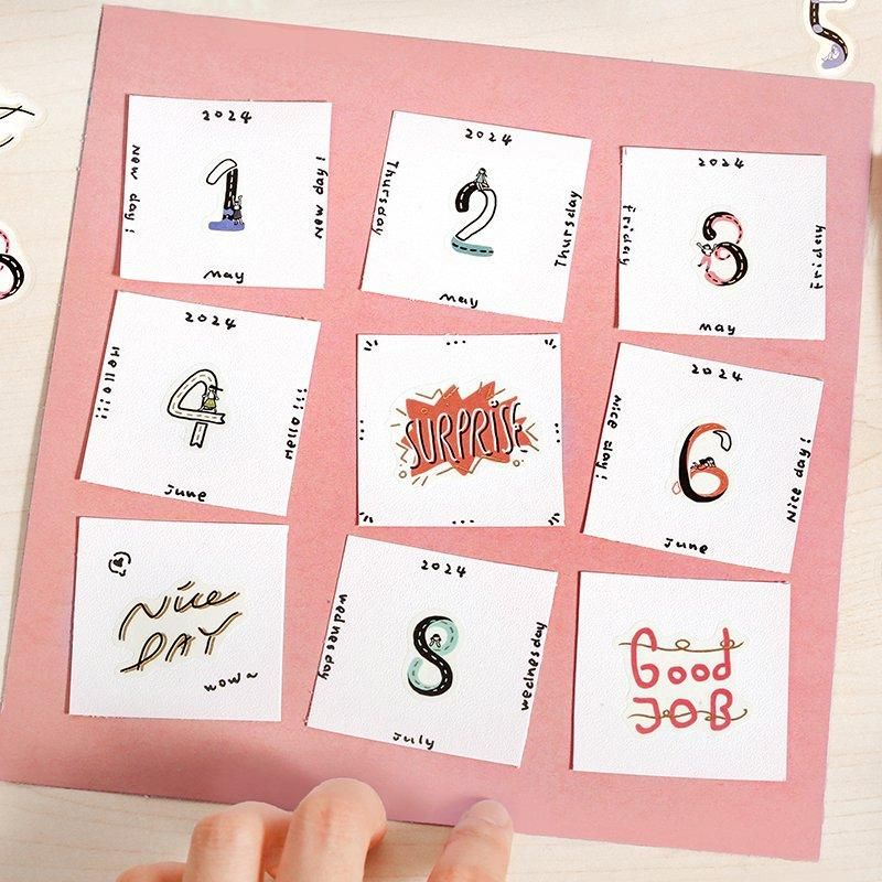 BGM Planner Sticker Flakes - Kobito no Kuni - Days