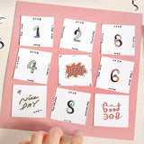 BGM Planner Sticker Flakes - Kobito no Kuni - Days