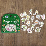 BGM Planner Sticker Flakes - Kobito no Kuni - Botanic