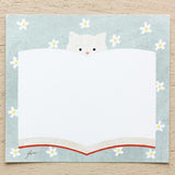 Hyogensha Cozyca Mariko Fukuoka Memo Pad - Meow