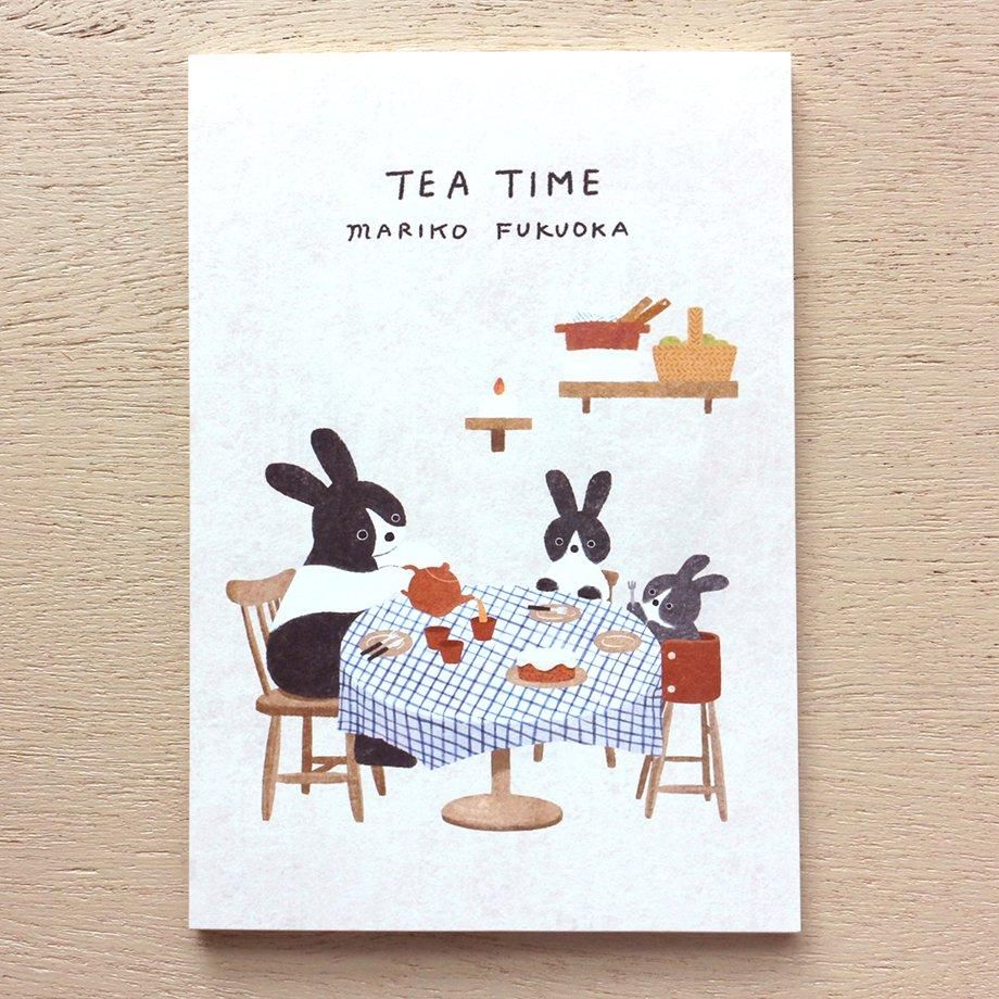 Hyogensha Cozyca Mariko Fukuoka Postcards - Tea Time