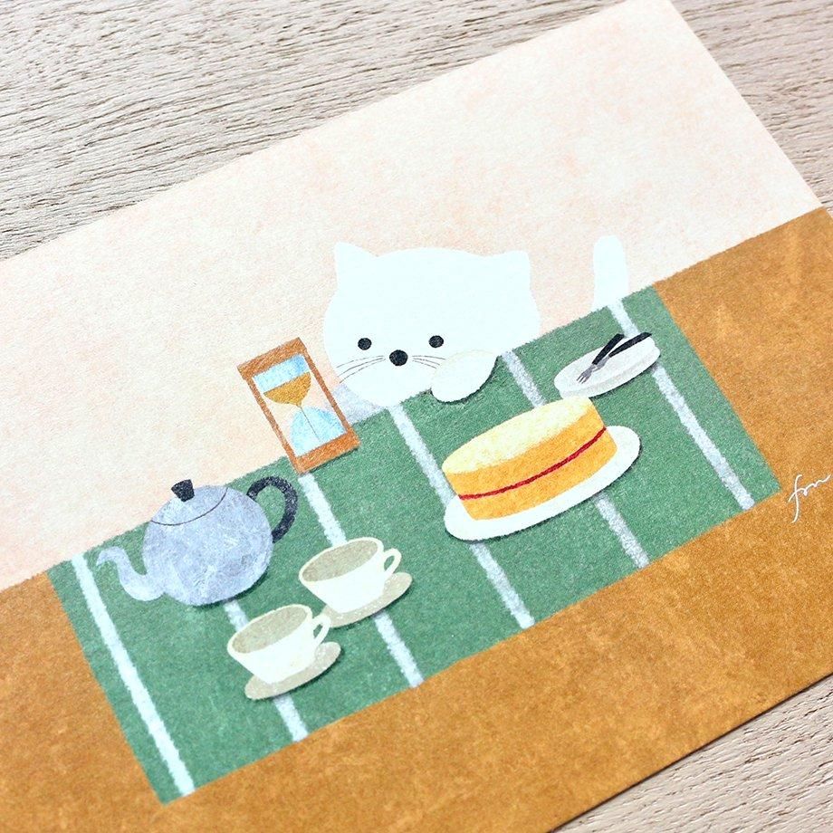 Hyogensha Cozyca Mariko Fukuoka Postcards - Tea Time