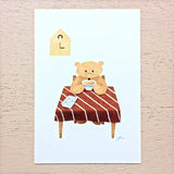 Hyogensha Cozyca Mariko Fukuoka Postcards - Tea Time