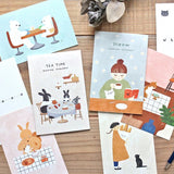 Hyogensha Cozyca Mariko Fukuoka Postcards - Meow