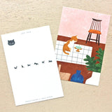 Hyogensha Cozyca Mariko Fukuoka Postcards - Meow