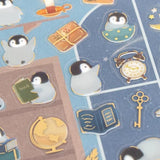 NB Large Clear Sticker - Chill Penguin