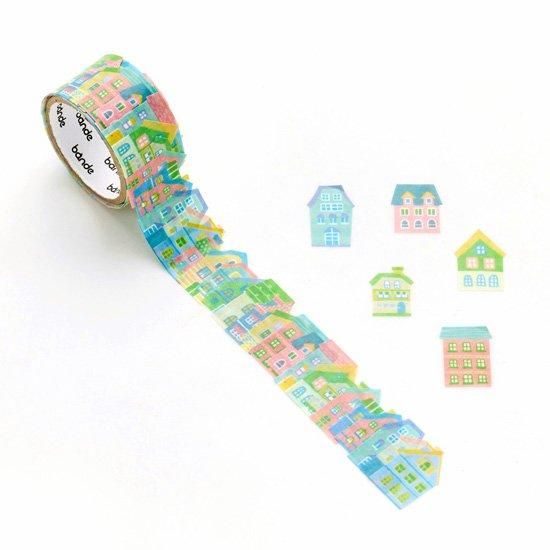 Bande Washi Tape Sticker Rolls - Cute Houses