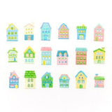 Bande Washi Tape Sticker Rolls - Cute Houses