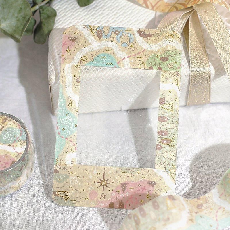 BGM Washi Tape - Wonderful Journey - Map