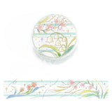 BGM Washi Tape - Wonderful Journey - Flower Language