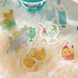 BGM Planner Sticker Flakes - Nyan Cafe - Melon
