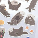 NB Large Sticker - ZOOm in Animals - Sea Otter