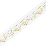 BGM Washi Tape - Life Foil Stamp - Gold Lace