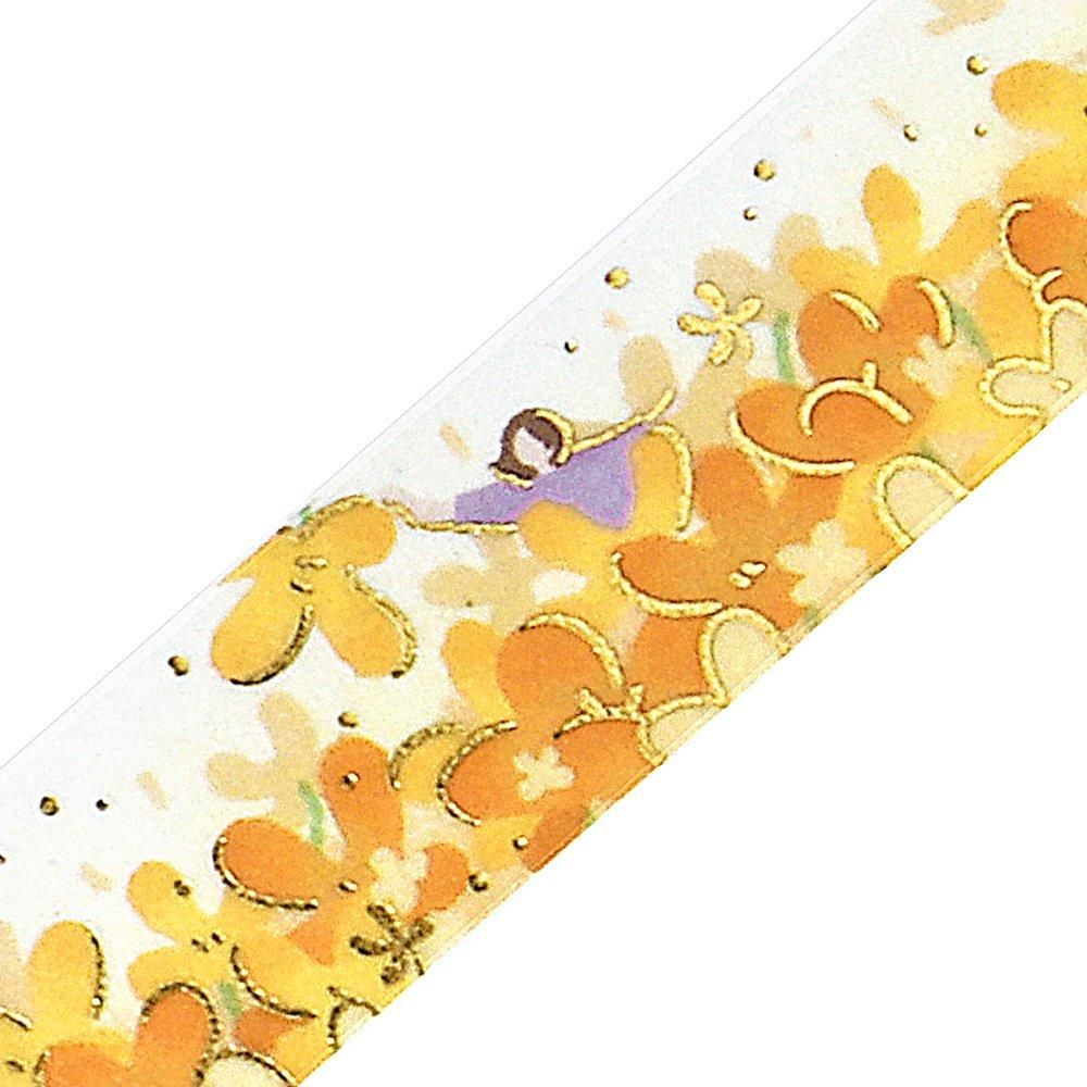 BGM Washi Tape - Foil Stamping - Flower Story - Flower Snowstorm